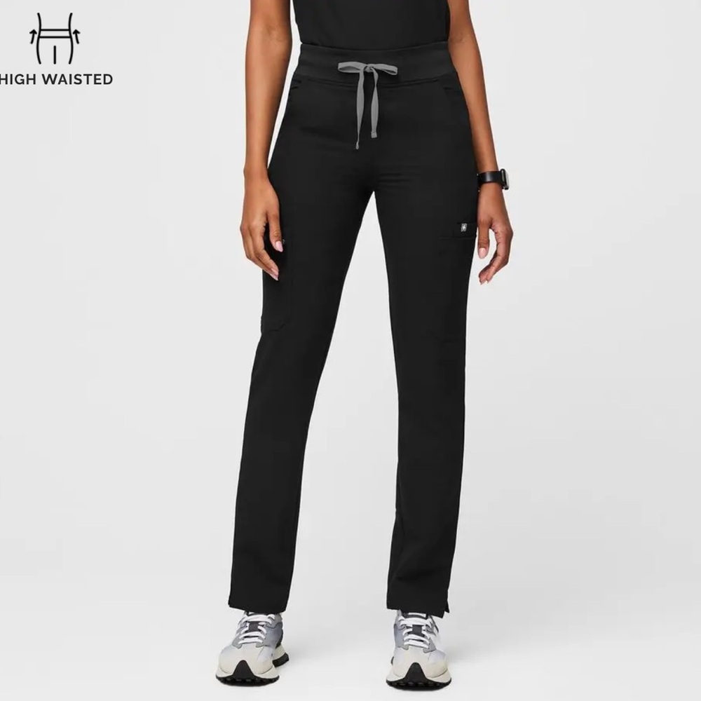 Figs High Waisted Yola Skinny Scrub Pants